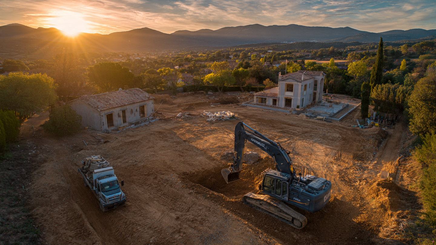 terrassement pour étude de sol obligatoire avant construction