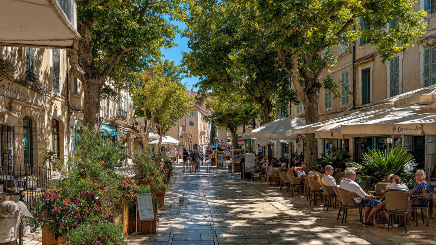 centre ville de draguignan