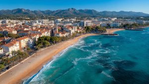 les plages de fréjus