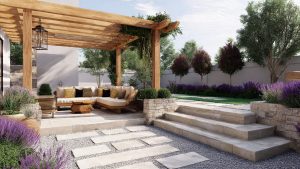 aménagement extérieur avec terasse