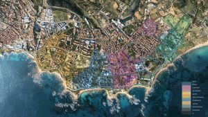 vue aérienne PLU Fréjus