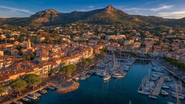 vue aérienne sanary sur mer