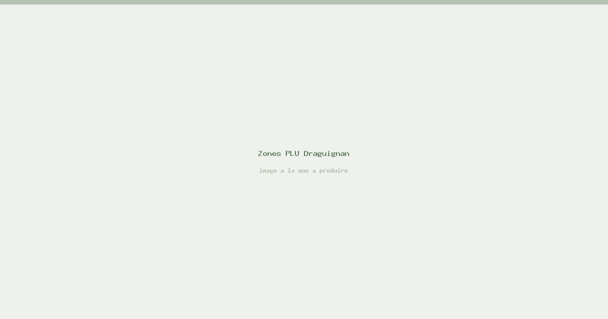 zones plu draguignan